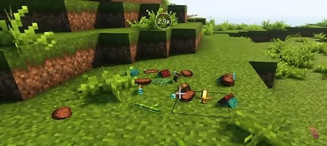 CreativeCore Mod item and library feature showcase